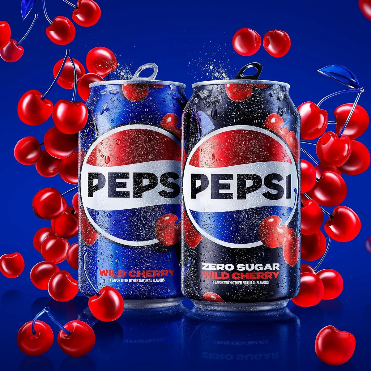 Diet Pepsi Cola Soda Pop, Wild Cherry, 12oz Cans (12 Pack)