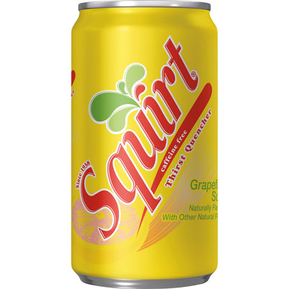 Squirt Soda, 7.5 Fl oz Mini Cans, 10 Pack