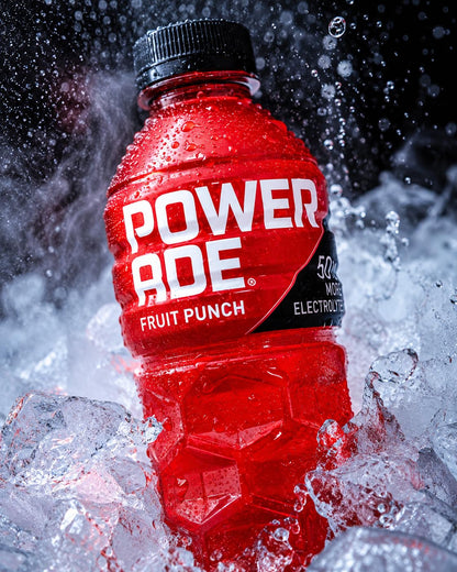 Powerade Sports Drink Variety Pack, 20 oz Bottles (12 Pack) – Mountain Berry Blast, Orange, Grape & Fruit Punch – Electrolyte Hydration for Sports, Workouts & Recovery