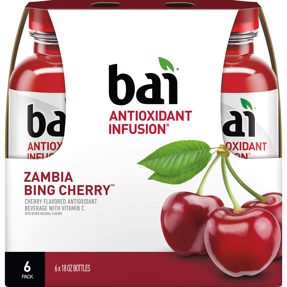 Bai Brasilia Blueberry, Antioxidant Infused Beverage, 18 Fl Oz (Pack of 12)