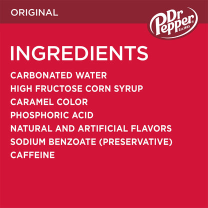 DR PEPPER - MINI CANS, 7.5 OZ, 10 PK