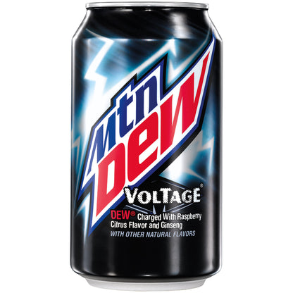 Mountain Dew, Variety Pack (Mountain Dew/Code Red/Voltage), 12 fl oz. cans (24 Pack)