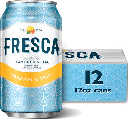 Fresca Original Citrus, 12 fl oz, 12 Pack