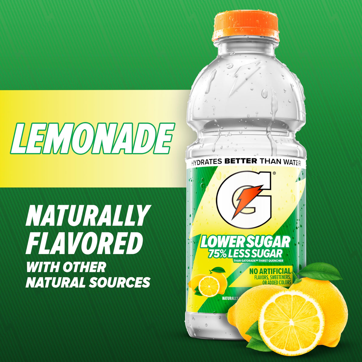 Gatorade Lower Sugar - Lemonade - 28oz 15L