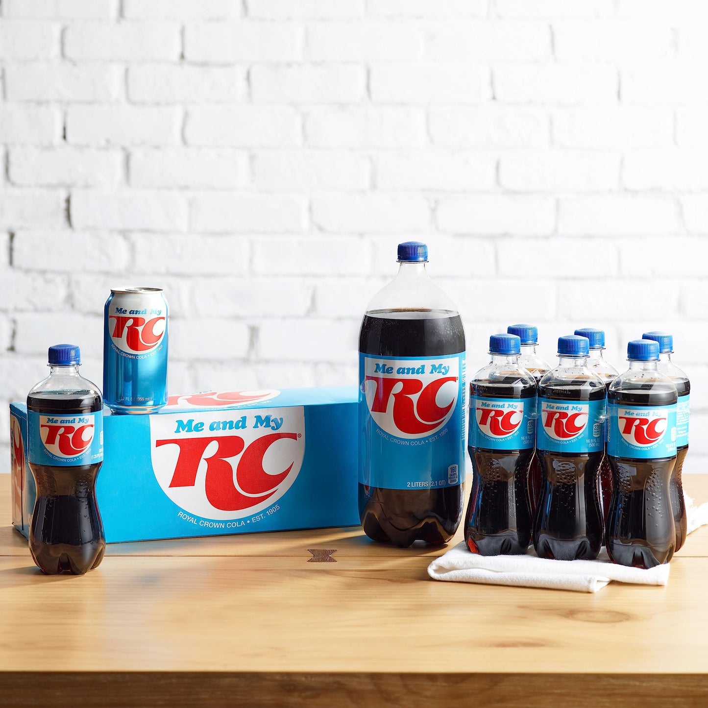 RC Cola Soda, 12 fl oz cans, 12 pack