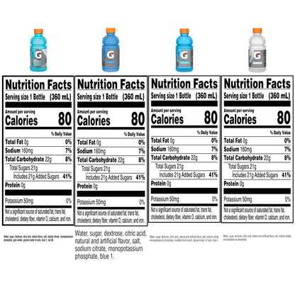 Gatorade Frost Thirst Quencher, Variety Pack 2.0, 12 Fl Oz (Pack of 24)