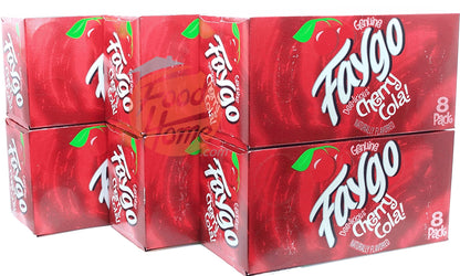 Faygo Cherry Cola! flavor soda pop. 8-pack 12-fl. oz. cans in box (1)