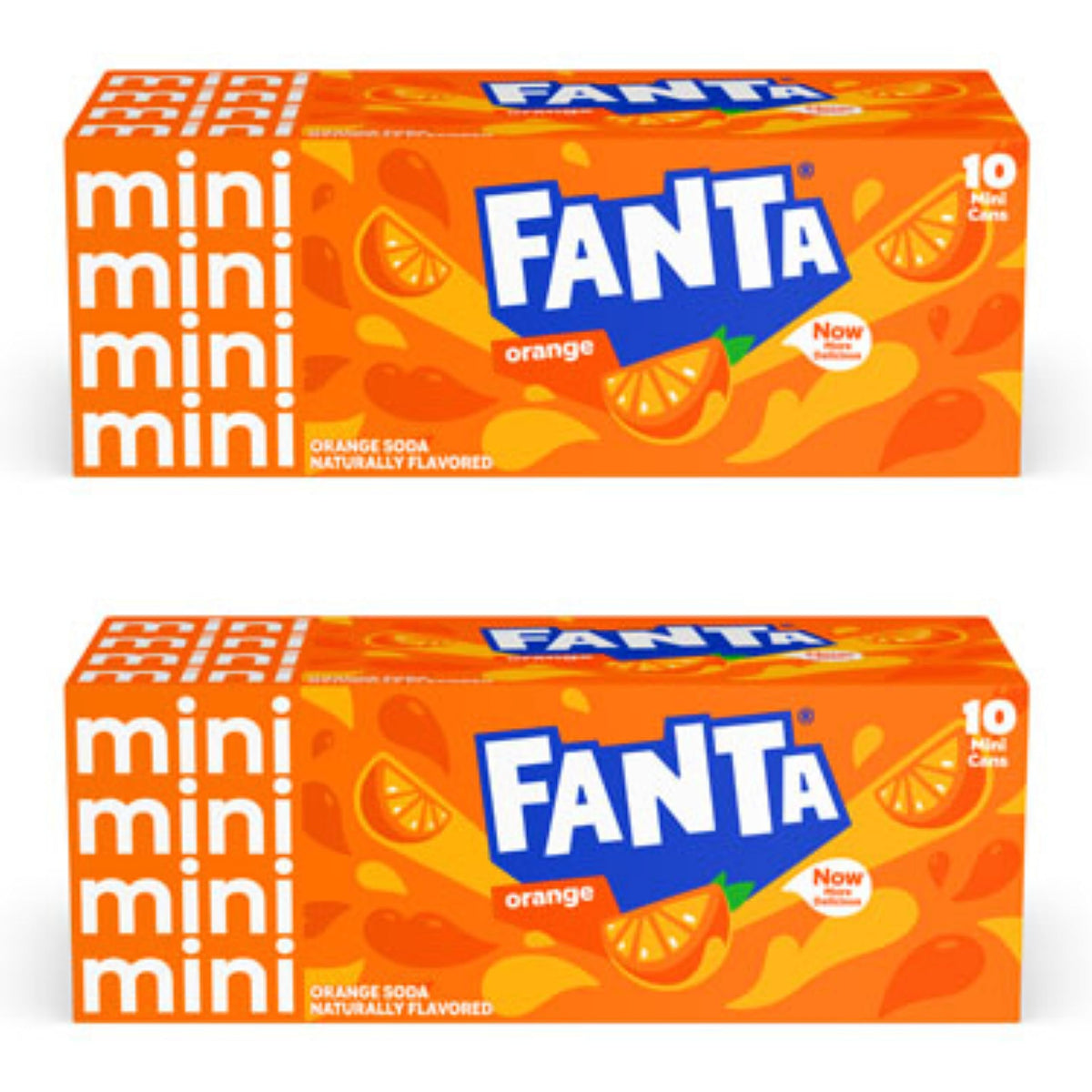 WESTERNMBY Fridge Pack Cans Soda, 7.5 Fl Oz, 20 Cans (Fanta)