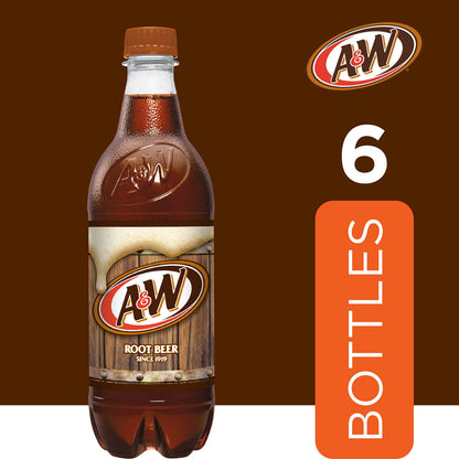 7 UP A&W Rootbeer, 16.91-Ounce (Pack of 6)