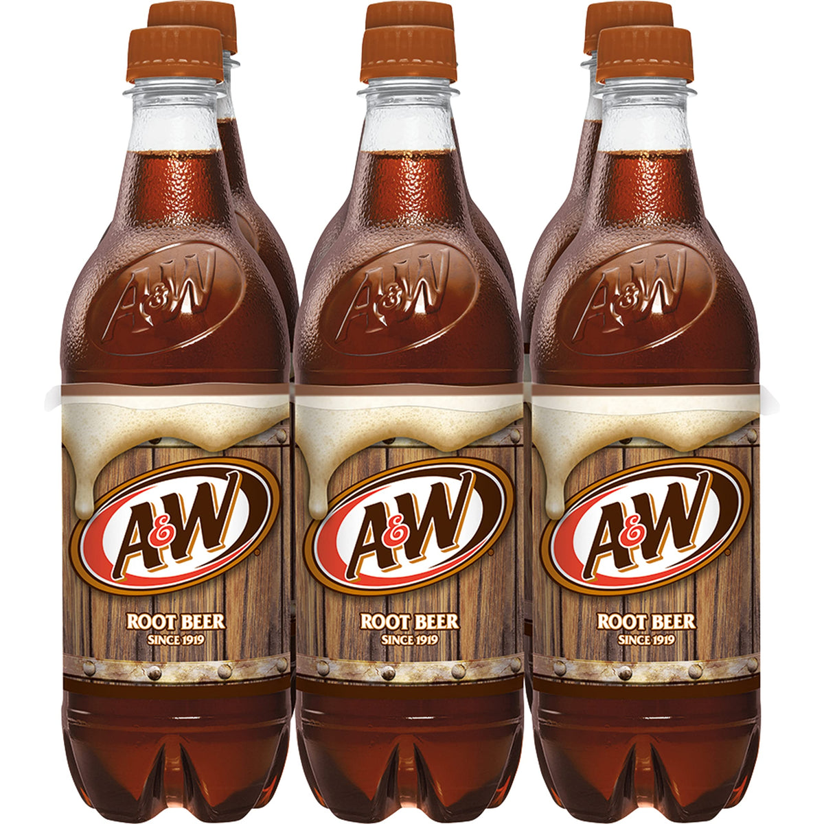 7 UP A&W Rootbeer, 16.91-Ounce (Pack of 6)