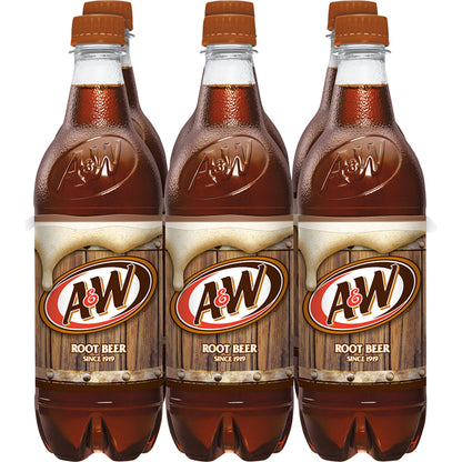 7 UP A&W Rootbeer, 16.91-Ounce (Pack of 6)