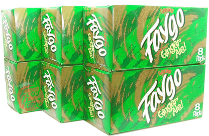 Faygo Ginger Ale! flavored soda pop. 8-pack 12-fl. oz. cans in box (1)