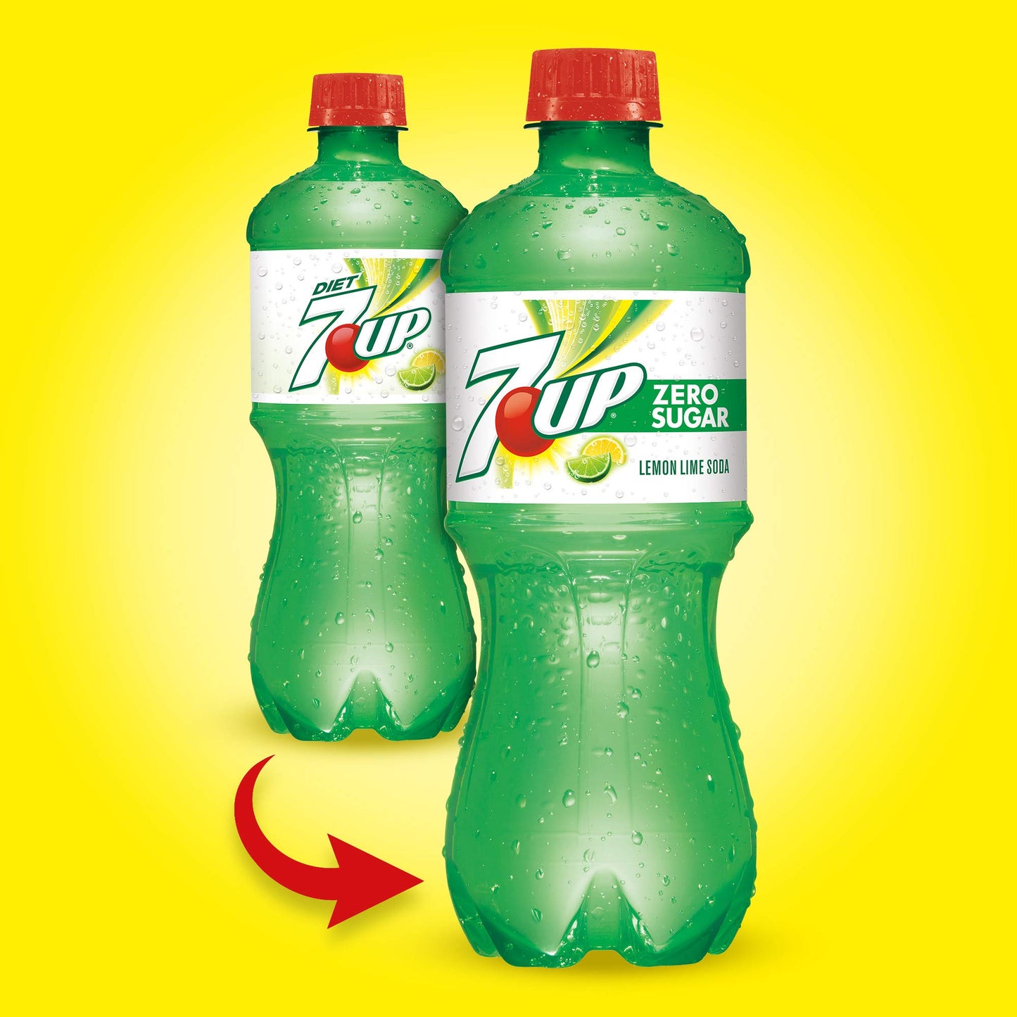 7UP Diet Soda, 16.9-oz. Bottles (Pack of 12) by 7UP