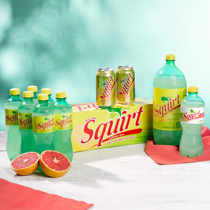 Squirt Soda, 7.5 Fl oz Mini Cans, 10 Pack