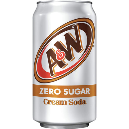 A&W Diet Cream Soda, 12 Fl Oz (pack of 12)