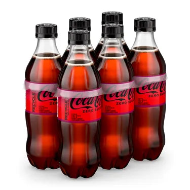 Coca-Cola Cherry Zero 16.9oz Bottles