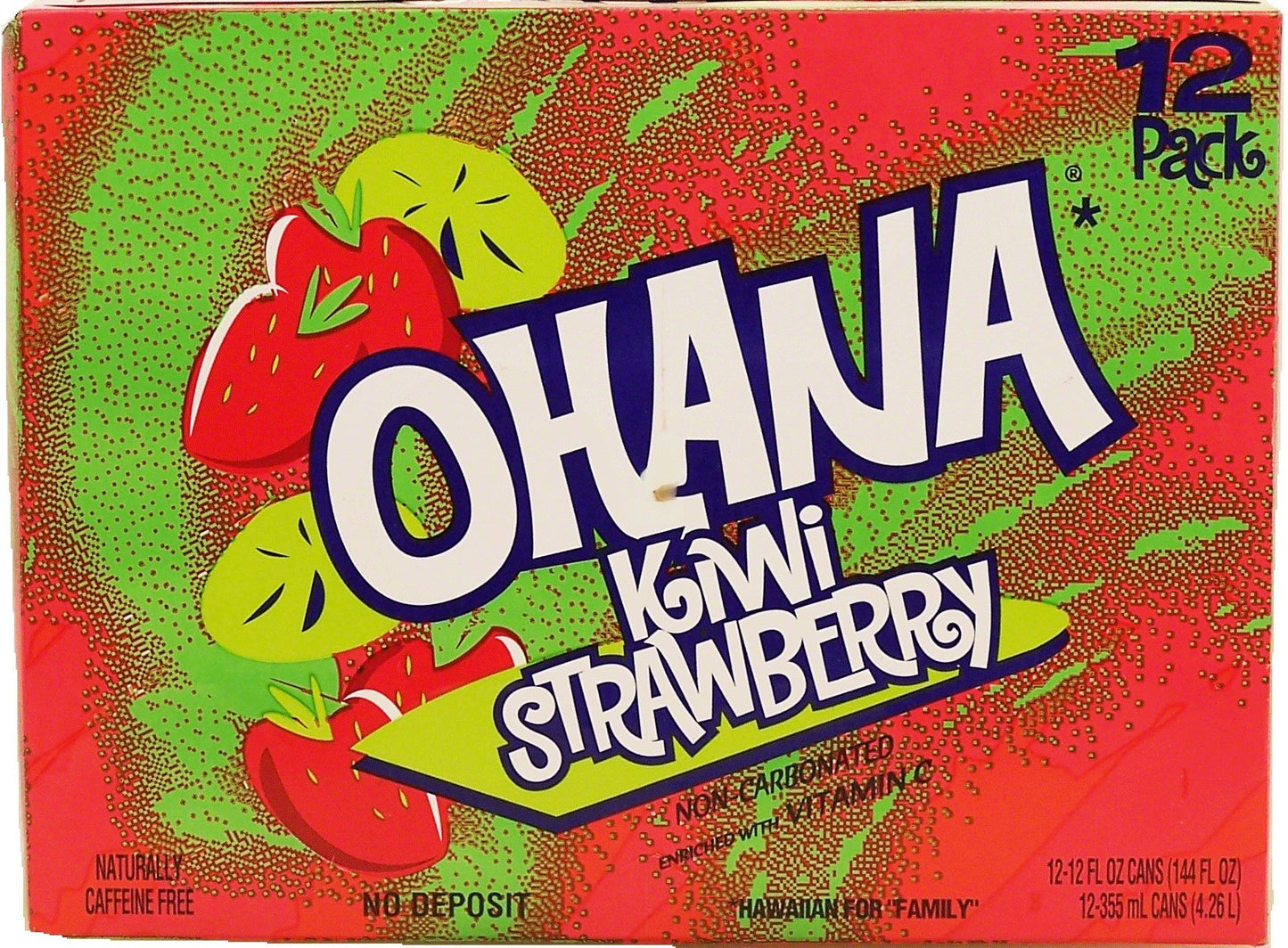 Faygo - Ohana Kiwi Strawberry Soda - 12 Pack of 12-oz. Cans