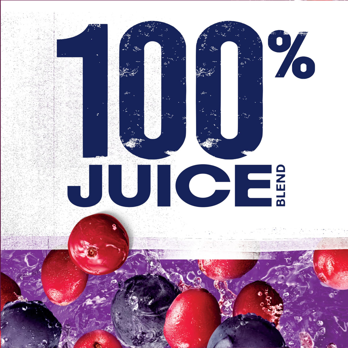 Ocean Spray® 100% Juice Cranberry Grape Juice Blend, 64 Fl Oz Bottle (Pack of 8)
