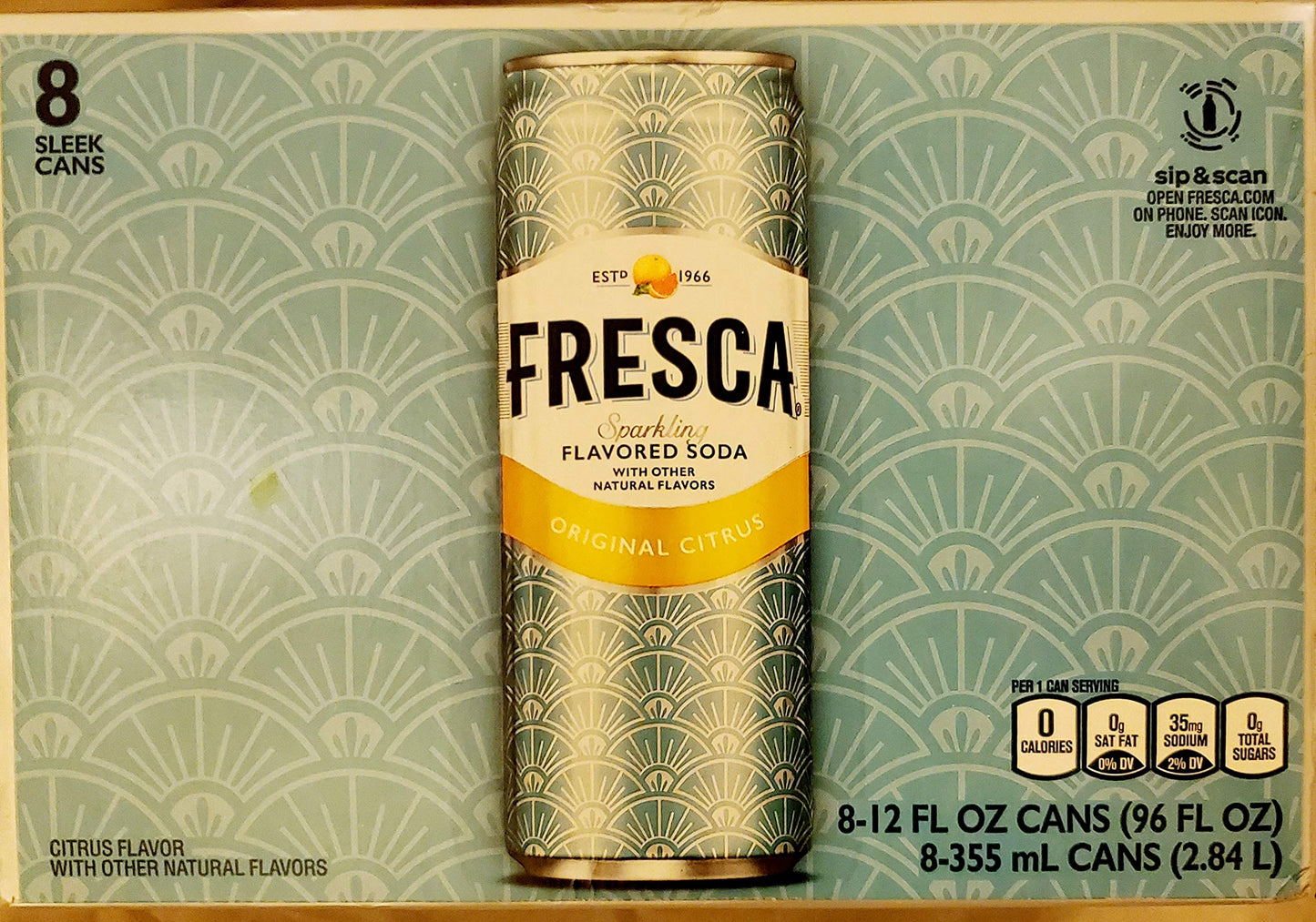 Fresca Original Citrus, 12 fl oz, 12 Pack