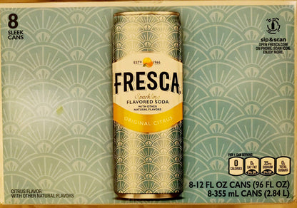 Fresca Original Citrus, 12 fl oz, 12 Pack