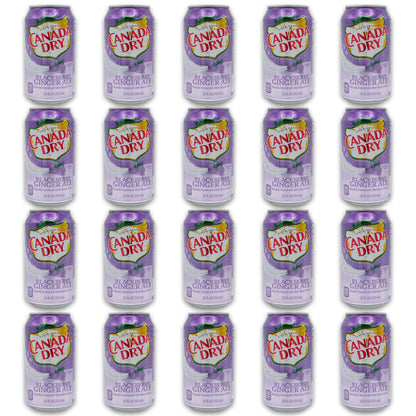 Blackberry Ginger Ale Bundle - Includes 20 Blackberry Ginger Ale cans of 12 oz each by Canada dry Ginger Ale - Ginger Ale Soda Bundle by Despensa Colombiana (Pack of 20 Cans of Blackberry Ginger Ale, 12 Fl Oz each)
