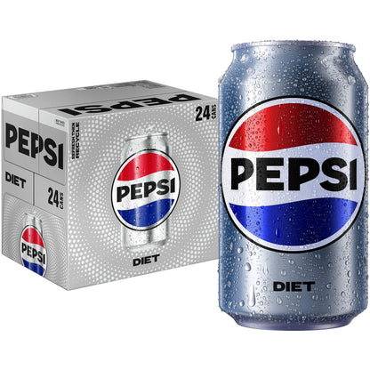 Diet Pepsi Cola Soda Pop, Wild Cherry, 12oz Cans (12 Pack)
