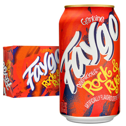 Faygo Cotton Candy Soda | Sweet Carnival Treat in a Can | 12-Pack of 12oz Cans | Vibrant, Caffeine-Free Soft Drink Bursting with Classic Blue Cotton Candy Flavor