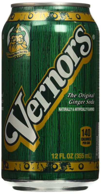 Vernors Ginger Ale, 12 oz (24 Cans)