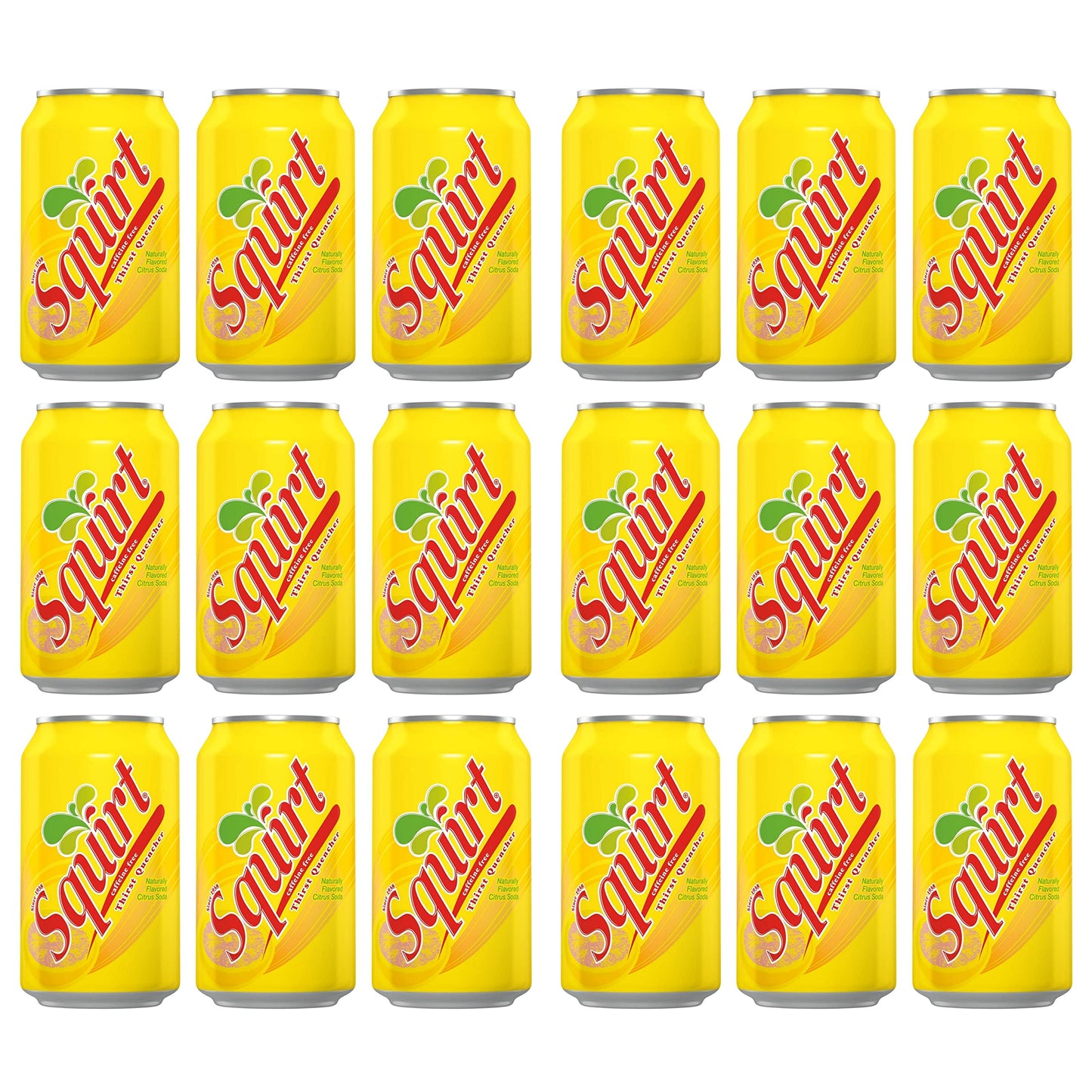 Squirt soda, 12 fl oz, 18 cans