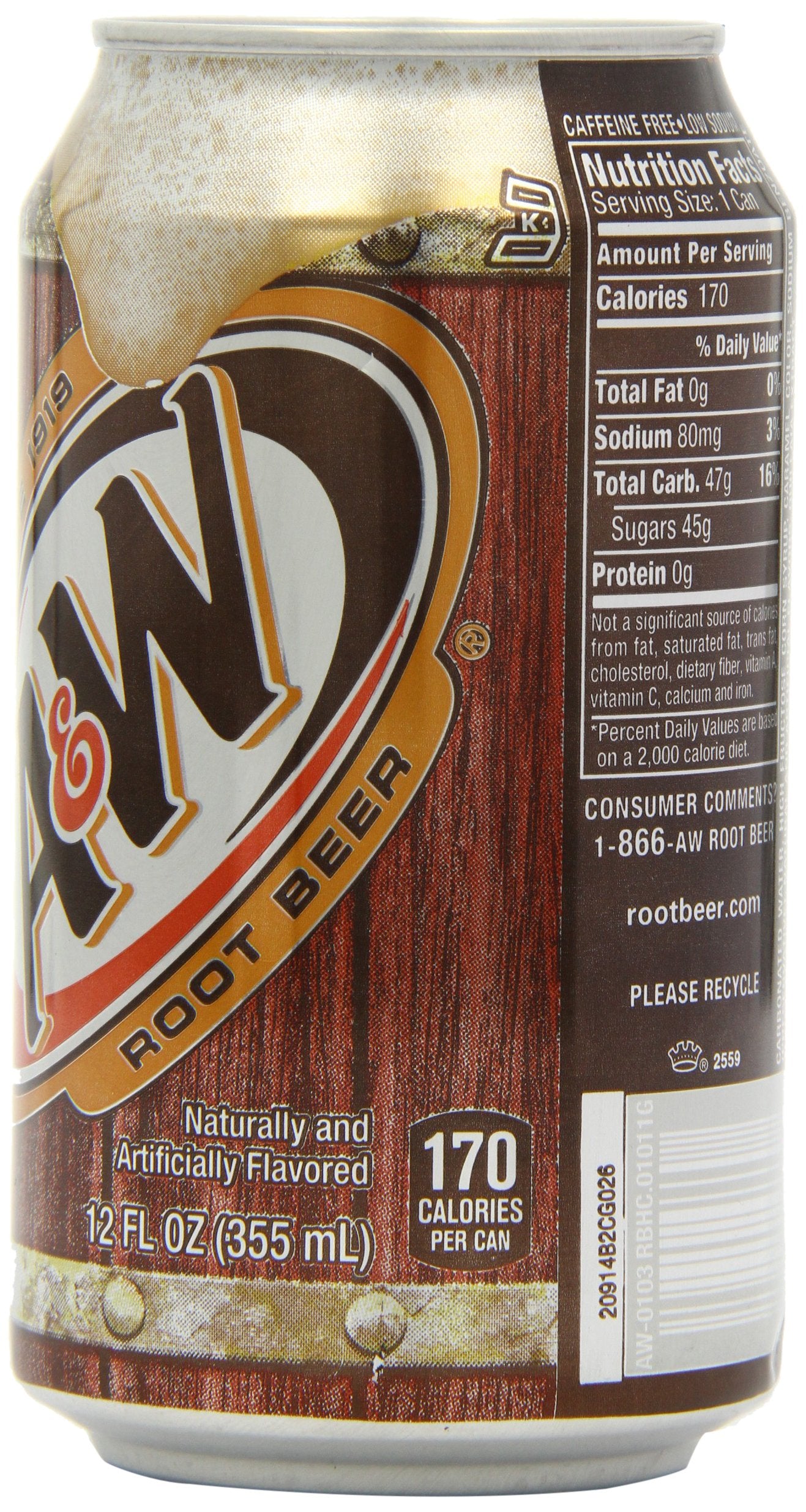 A&W Root Beer, 12 Ounce