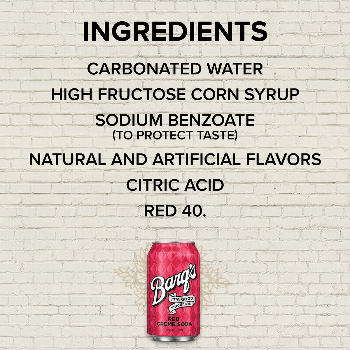 Barq's Red Creme Soda Fridge Pack Cans, 12 Fl Oz (Pack Of 12)