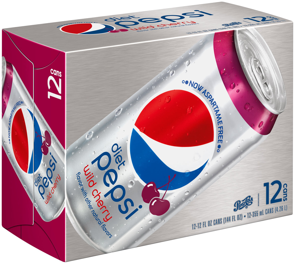 Pepsi Diet Wild Cherry, 12 ct