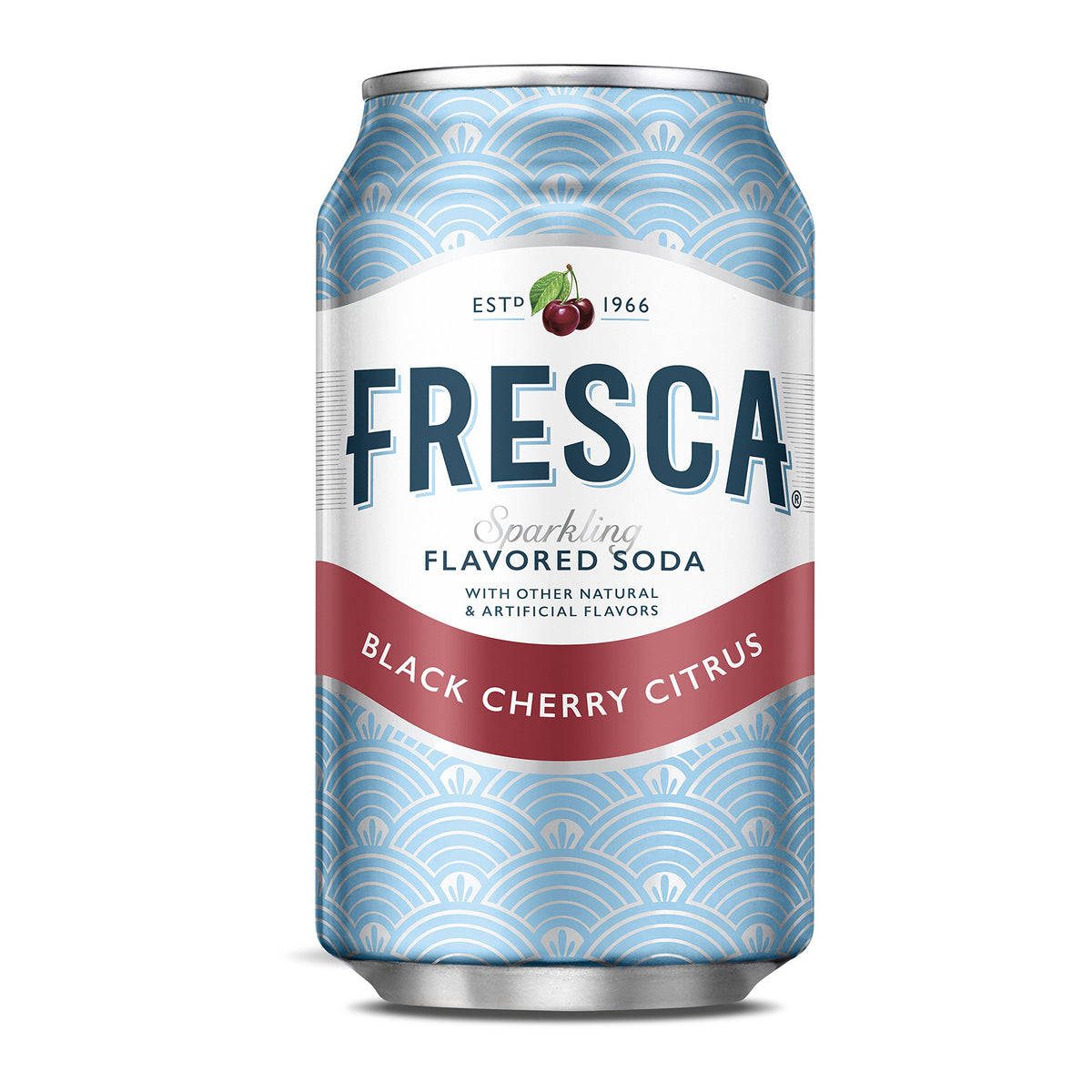 Fresca Black Cherry Soda Sparkling Flavored Soft Drink Zero Calorie and Sugar Free, 12 fl oz, 12 Pack