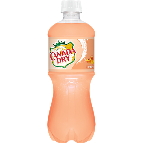 Canada Dry Peach Flavored Soda 12oz Cans