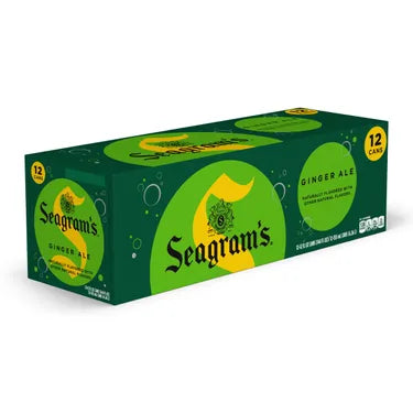 Seagrams Ginger Ale 12 Oz Cans